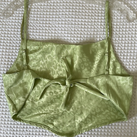 Leopard Tie Tank Top - Picture 4 of 9